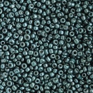 Rocailles 2mm dark graphite blue, 10 gram